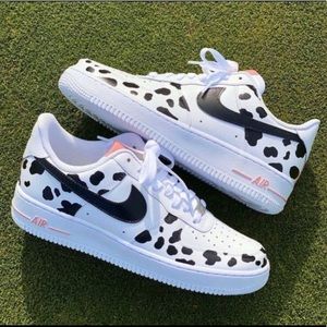 Custom Cow Print Nike Air Force 1